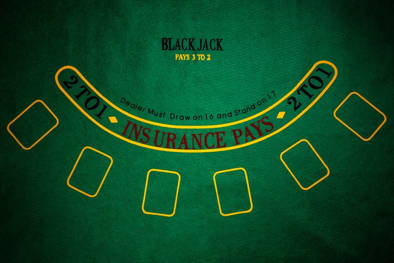 Blackjack training felt with strategy charts and card positions used during private coaching sessions.