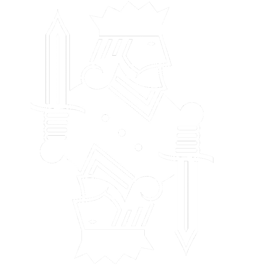 Black and white king playing card icon representing private card counting training with Card Counting Canada.